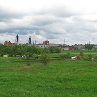 Вид на калийный завод