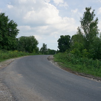 Дорога через село на Старое