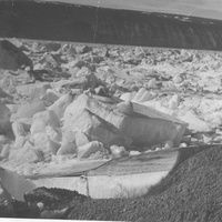 Ледоход на реке Лена в районе с. Кюсюр, 1956г.