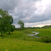 река в поле