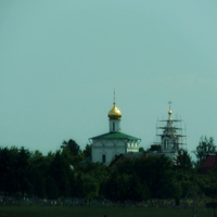 Завороново Троицкая церковь вид с дороги