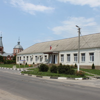 Маслова Пристань. Здание поселковой администрации.