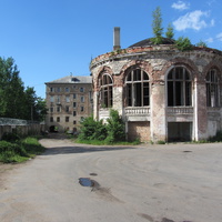 Льноджутовая фабрика, газгольдерная.