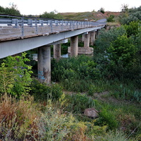 мост через реку Калитва и хутора Ленина