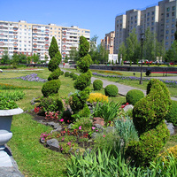 Парк Пушкина в м-не  Королёва (новый город)