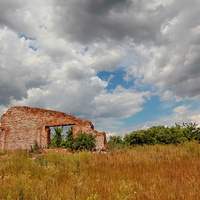 Остатки здания в хуторе