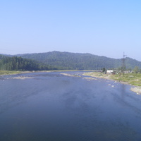 река Томь с Тебинского моста