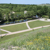 Парк регионального значения "Ключи". Вид с холма.