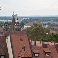 Вид на город