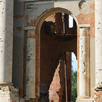 Фрагменты колокольни Николаевской церкви в Вневе