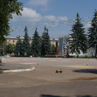 На площади Ленина