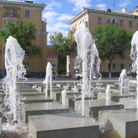 фонтан на площади им.Ленина