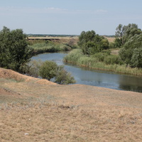 река Быстрая у восточной окраине хутора Гринев