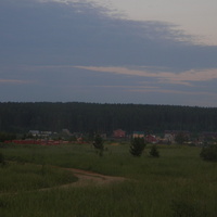 Вид на Черноусово с дороги