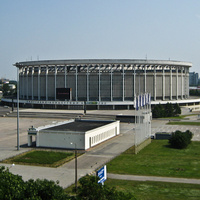 Спортивно-концертный комплекс. Вид сверху.