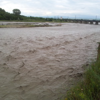 река Аксай/ясси/ после дождей.2012 лето