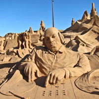 Выставка песочных фигур