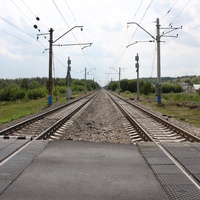 Беломестное. Железнодорожные пути, ведущие в Белгород.
