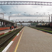 Вокзал, вид с третьей платформы