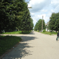 улица Мира- центральная улица поселка