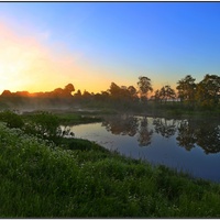 На Цне туман