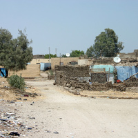 Деревня на левом берегу Луксора