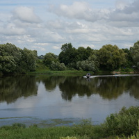 Рка Москва в устье