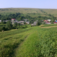 Вид на село Загорб.