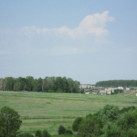 Вид на село с горы Колокольцова