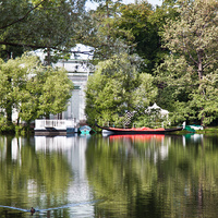 Пристань в Большом пруду