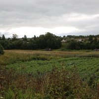 Огород у реки.