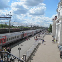 Станция Ижевск.Прибытие поезда из Екатеринбурга