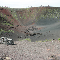 На склоне Этны, Сильвестри кратерм