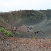 Потухший вулкан, Сильвестри кратер (1892 год) нижняя часть