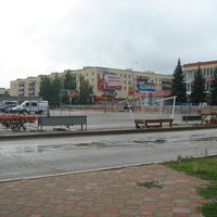 Торговая площадь на месте старой автостанции