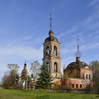 Общий вид церкви "Знамение Божией Матери"в с. Ивановское.