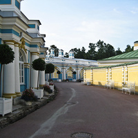Задний двор Екатерининского дворца