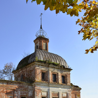 Основной объем Троицкой церкви села Никульское.