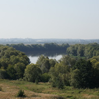Москва река на фоне Коломны