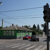 Перекрёсток в старой Коломне у Вознесенского храма