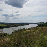 Река Ока, вид в строну Большое Колычёво