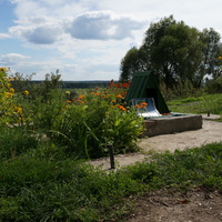 У Святого источника на берегу Оки в Коломне