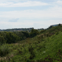Берег реки Ока, вид в сторону микрорайона Колычёво