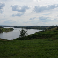 Река Ока в Колычево (Коломна)