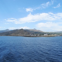 Вид с моря на Киссамос