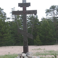 Коневский монастырь, памятный крест