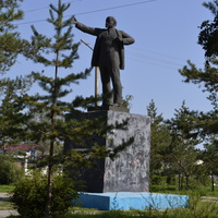 Рудный.Памятник В.И.Ленину..верной дорогой идити товагиши...
