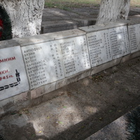 Мемориал павшим воинам-односельчанам (левая стела)