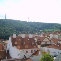 Вид с холма на старую часть города