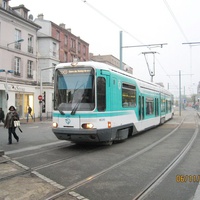 Трамвай на Station Basilique de Saint-Denis, маршрут Т1